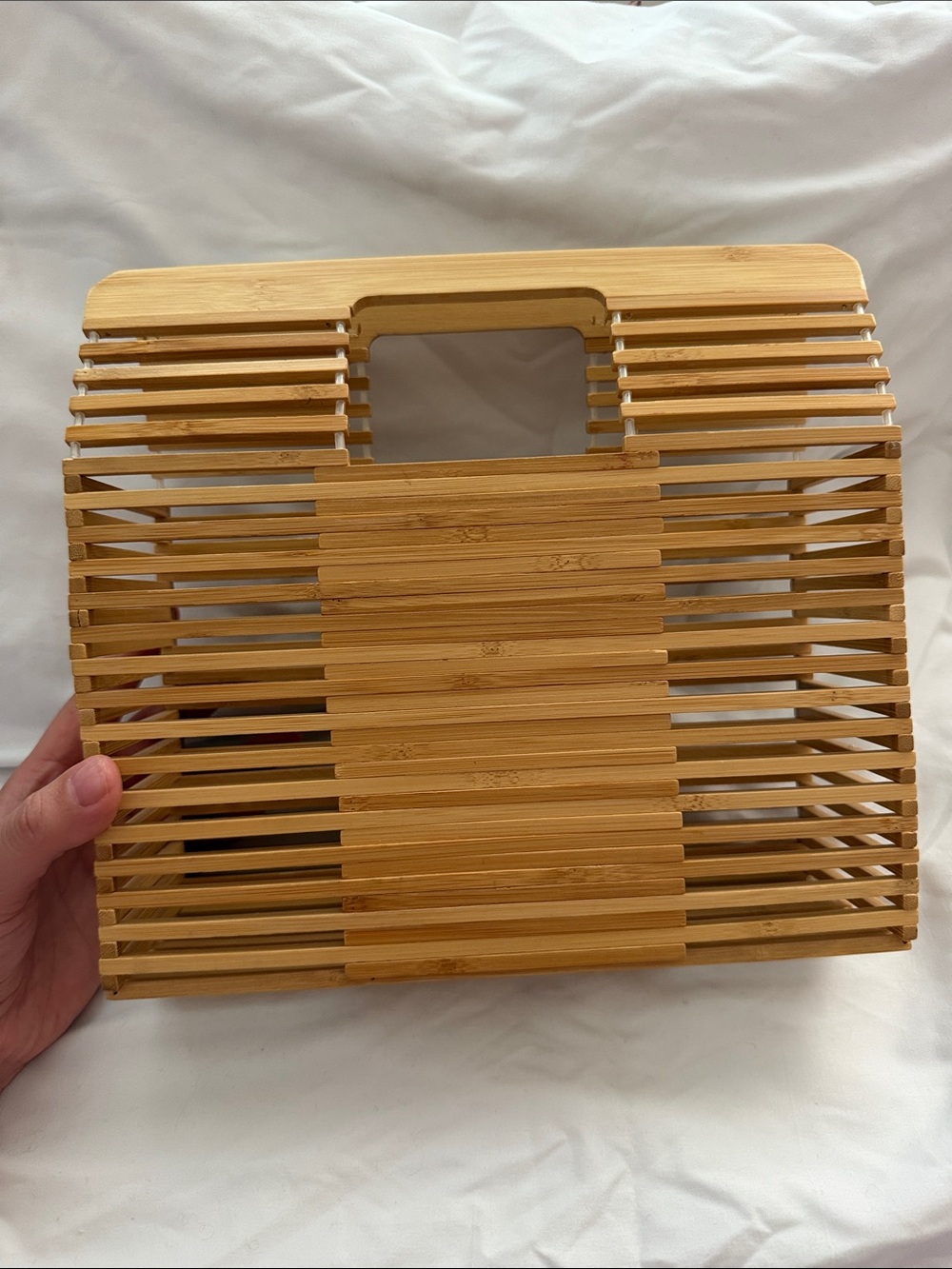 C&C California Bamboo Handbag | Natural Wood